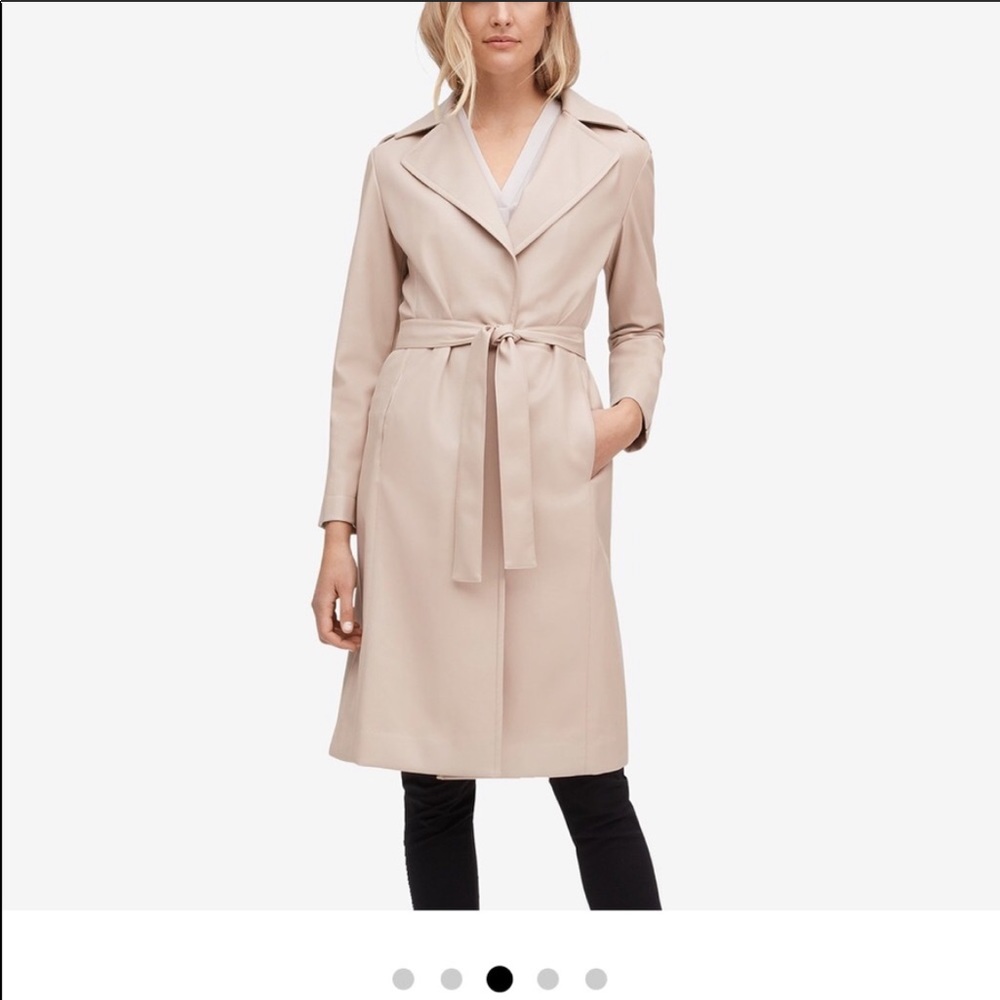 The Reset Vegan Buff Trench Coat